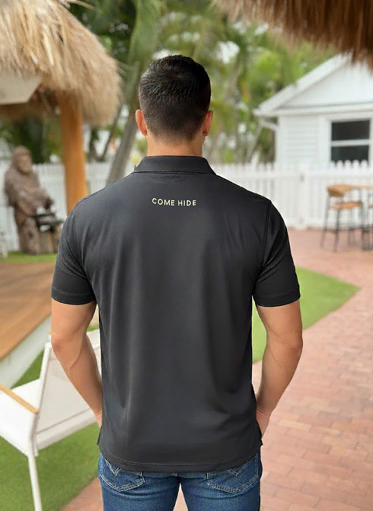 The Key West Hotel Golf Shirt (Black)