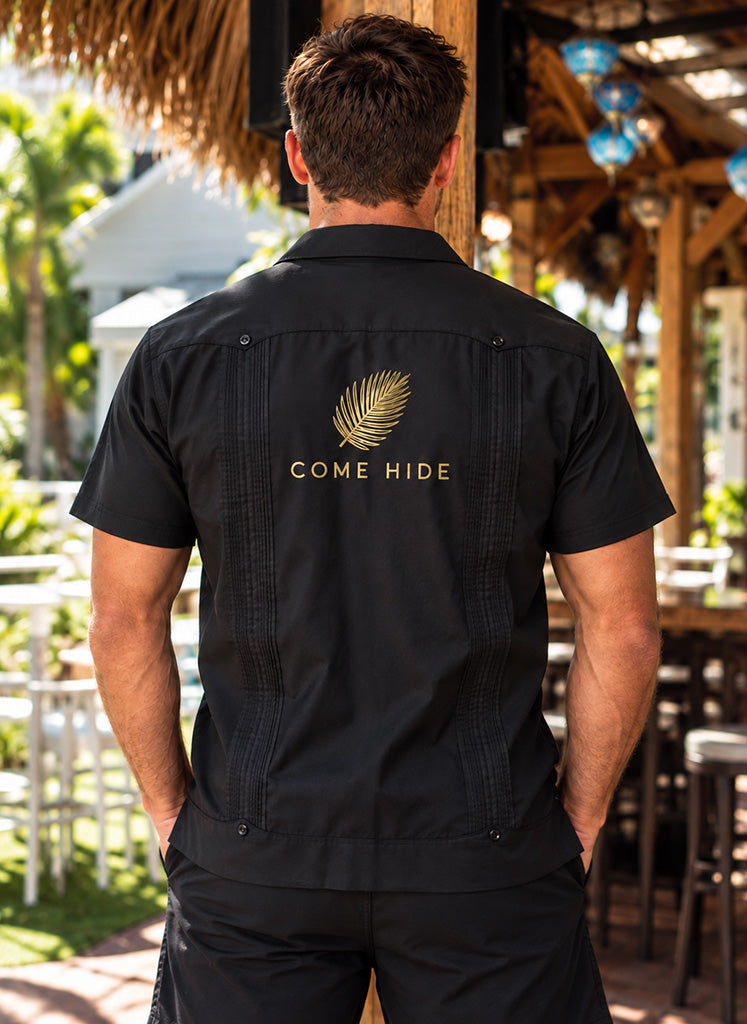 Come Hide Cuban Shirt (Black)